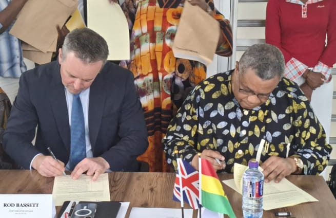 revitalise Ghana poultry industry signing ceremony between 24-hour economy secretariat and agrium capital in accra