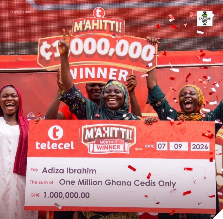 Telecel M’ahitti Promo winner Adiza Ibrahim receives GH¢1 million